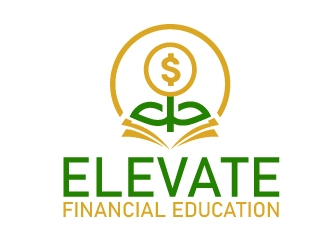 Elevate Financial Education  logo design by usashi