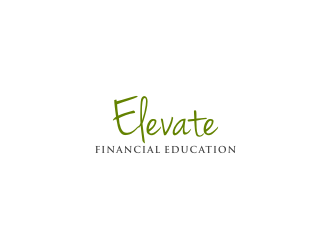 Elevate Financial Education  logo design by bricton