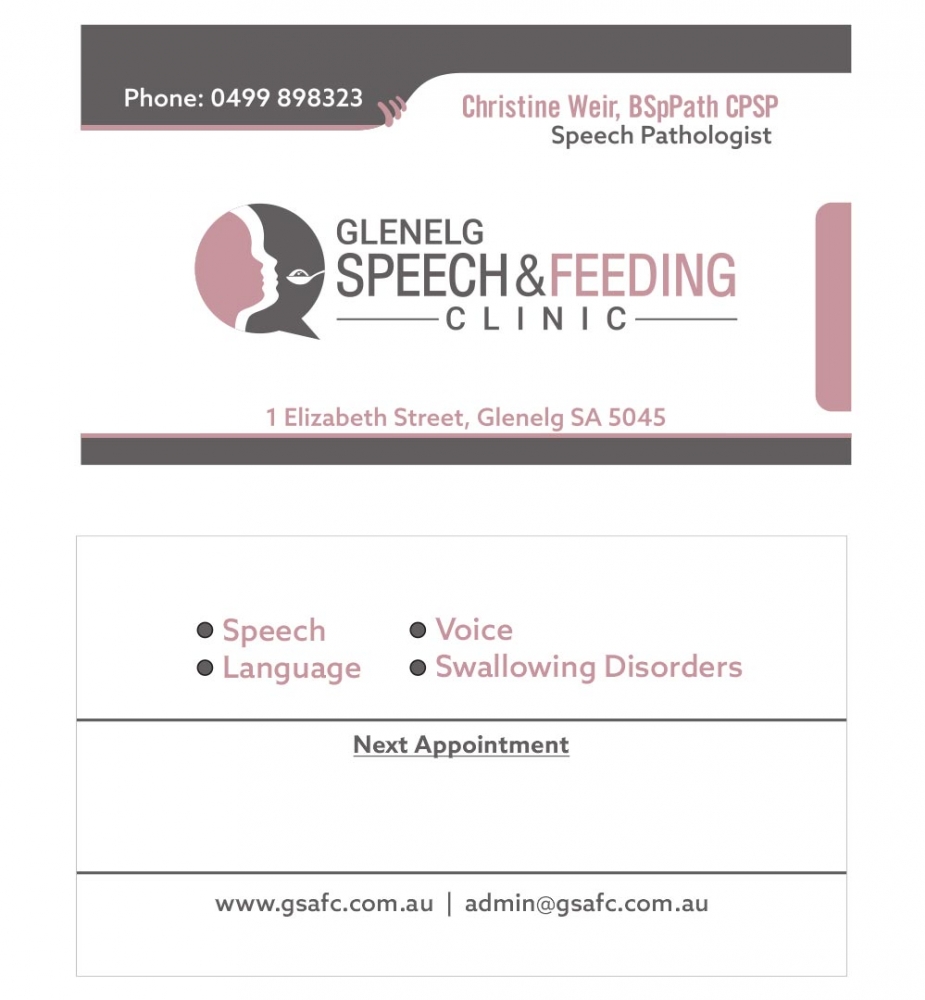 Glenelg Speech & Feeding Clinic logo design by creativemind01