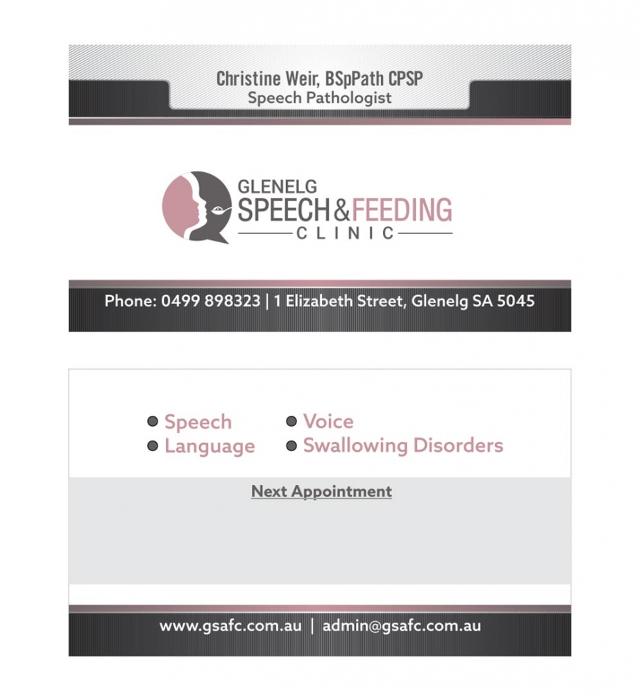 Glenelg Speech & Feeding Clinic logo design by creativemind01