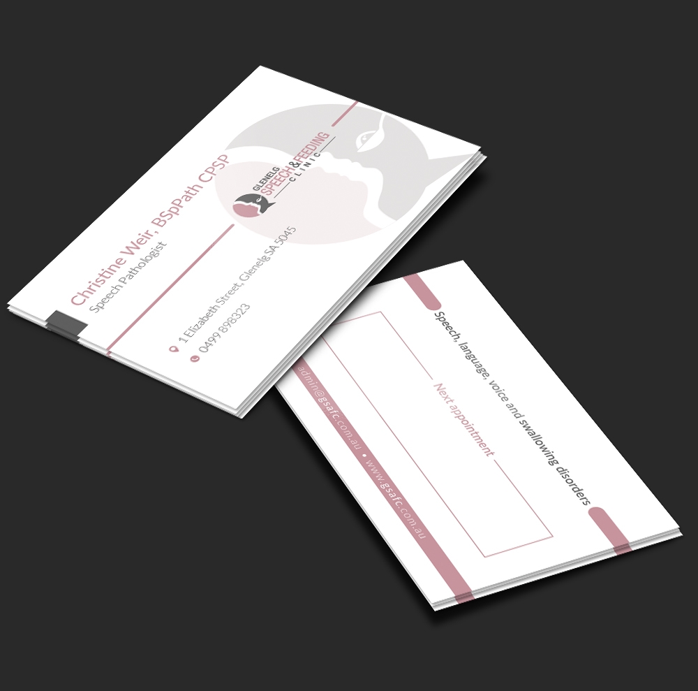 Glenelg Speech & Feeding Clinic logo design by DreamLogoDesign