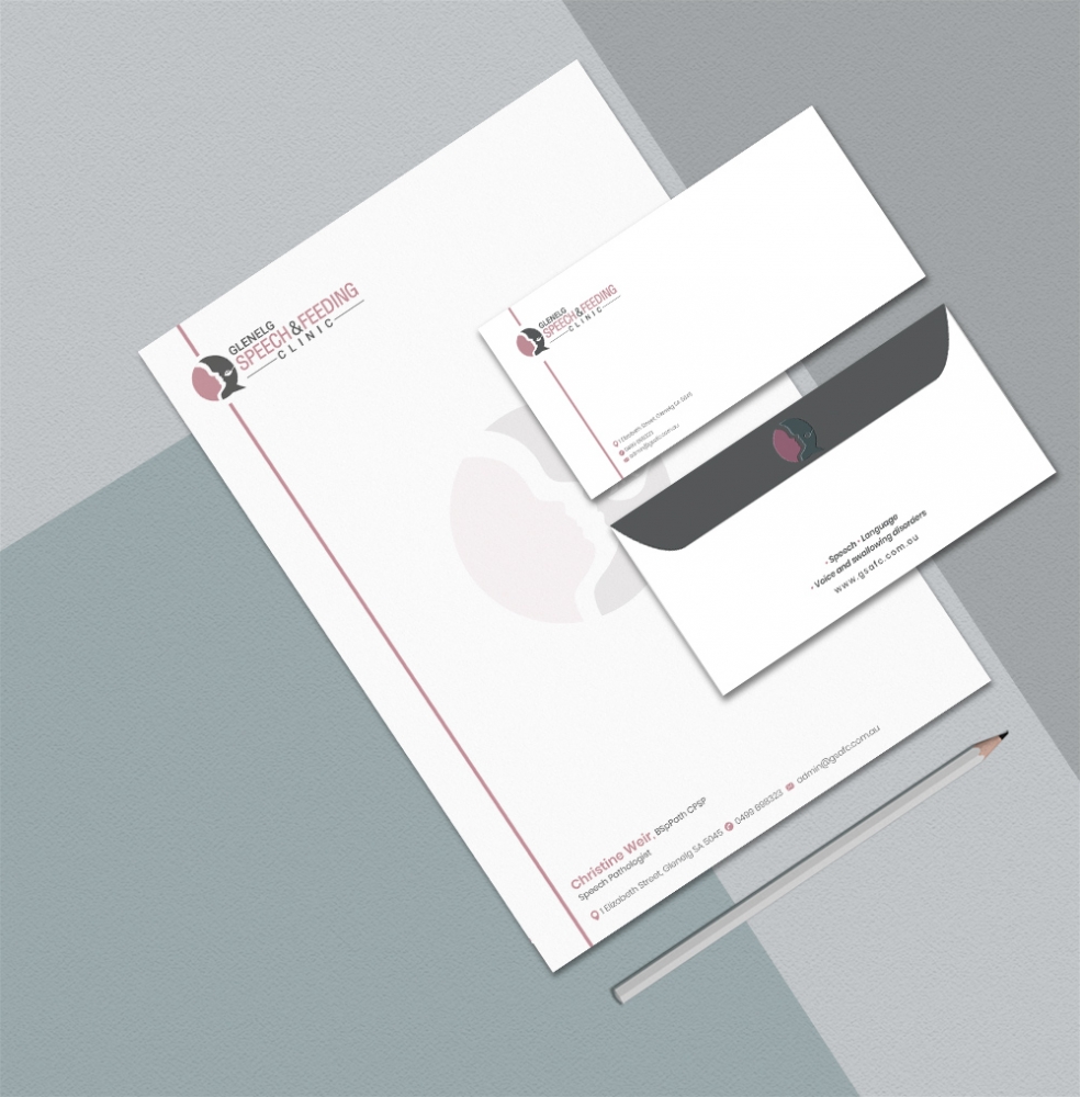 Glenelg Speech & Feeding Clinic logo design by DreamLogoDesign