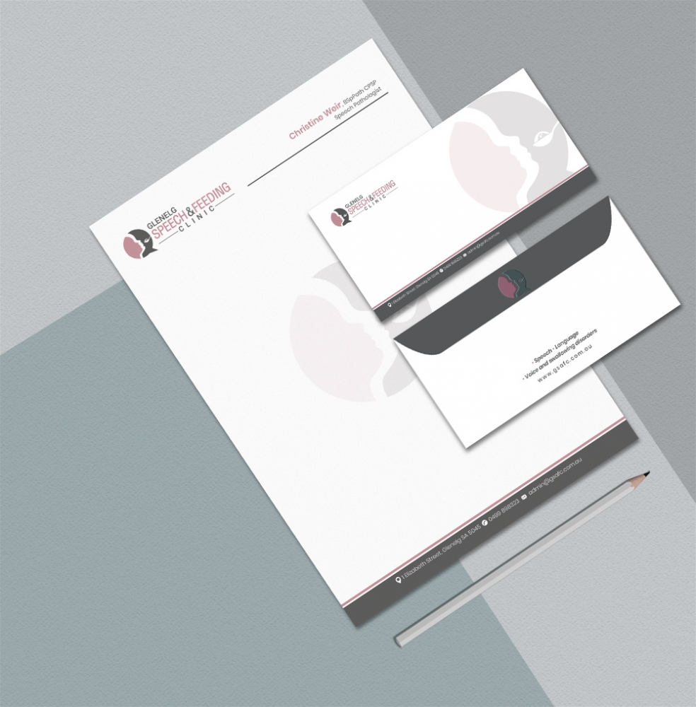 Glenelg Speech & Feeding Clinic logo design by DreamLogoDesign