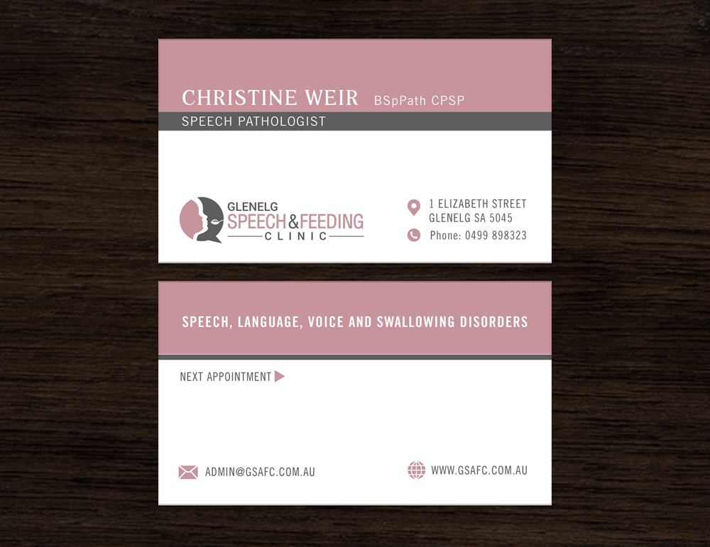 Glenelg Speech & Feeding Clinic logo design by Foxcody