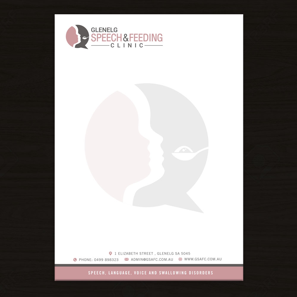 Glenelg Speech & Feeding Clinic logo design by Foxcody