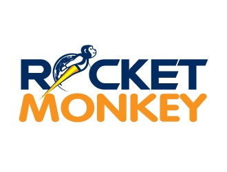 Rocket Monkey logo design by jaize