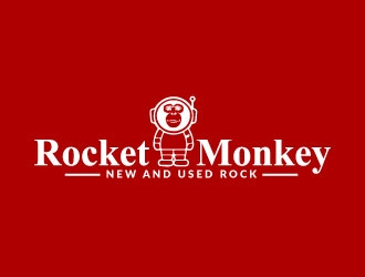 Rocket Monkey logo design by AYATA