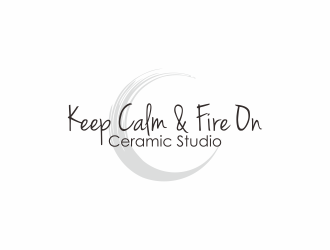 Keep Calm & Fire On Ceramic Studio logo design by checx