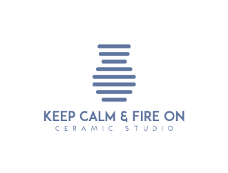 Keep Calm & Fire On Ceramic Studio logo design by Beyen