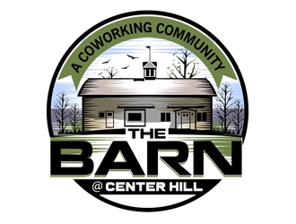 The Barn @ Center Hill logo design by DreamLogoDesign