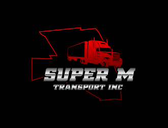 Super M Transport Inc logo design by beejo
