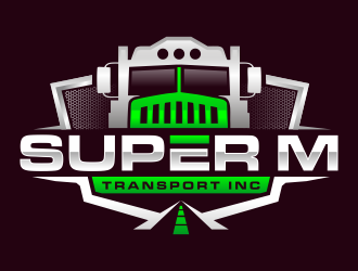 Super M Transport Inc logo design by hidro