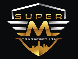 Super M Transport Inc logo design by Suvendu