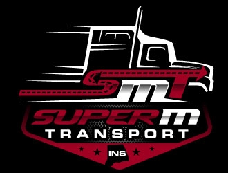 Super M Transport Inc logo design by Suvendu