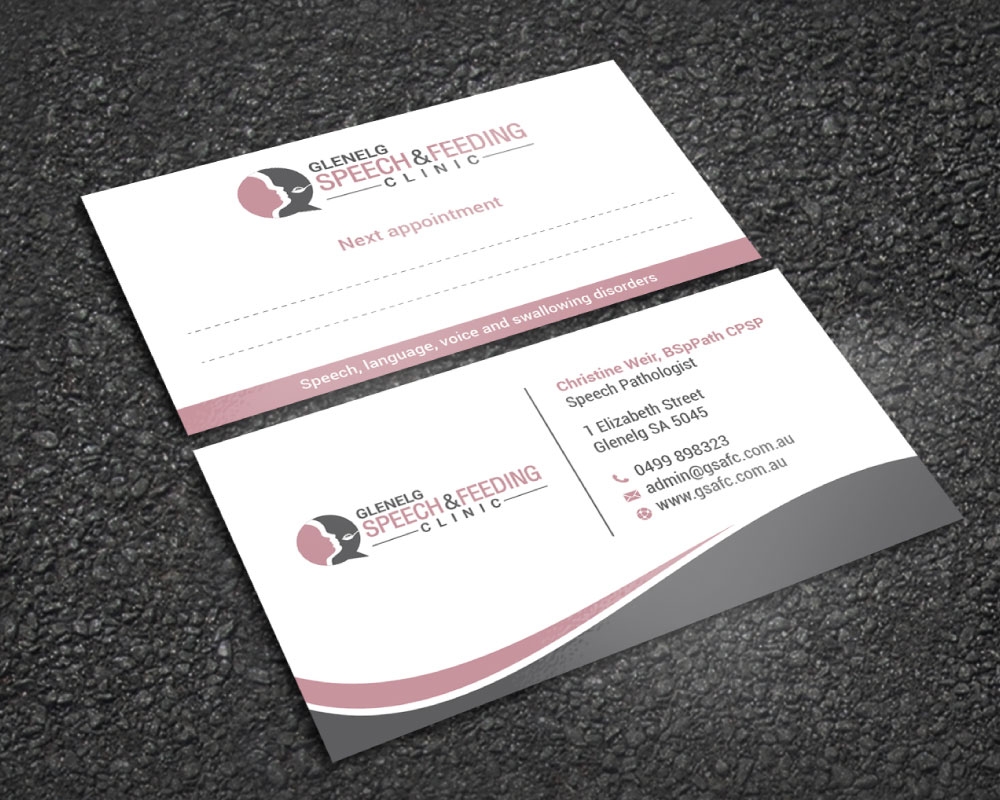 Glenelg Speech & Feeding Clinic logo design by Boomstudioz