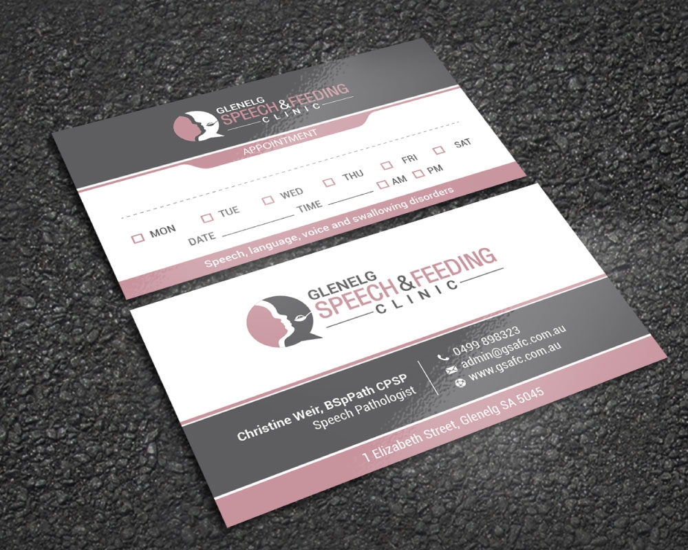 Glenelg Speech & Feeding Clinic logo design by Boomstudioz