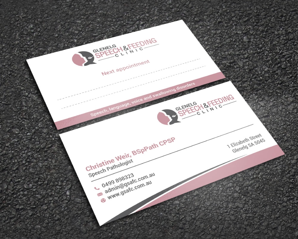 Glenelg Speech & Feeding Clinic logo design by Boomstudioz