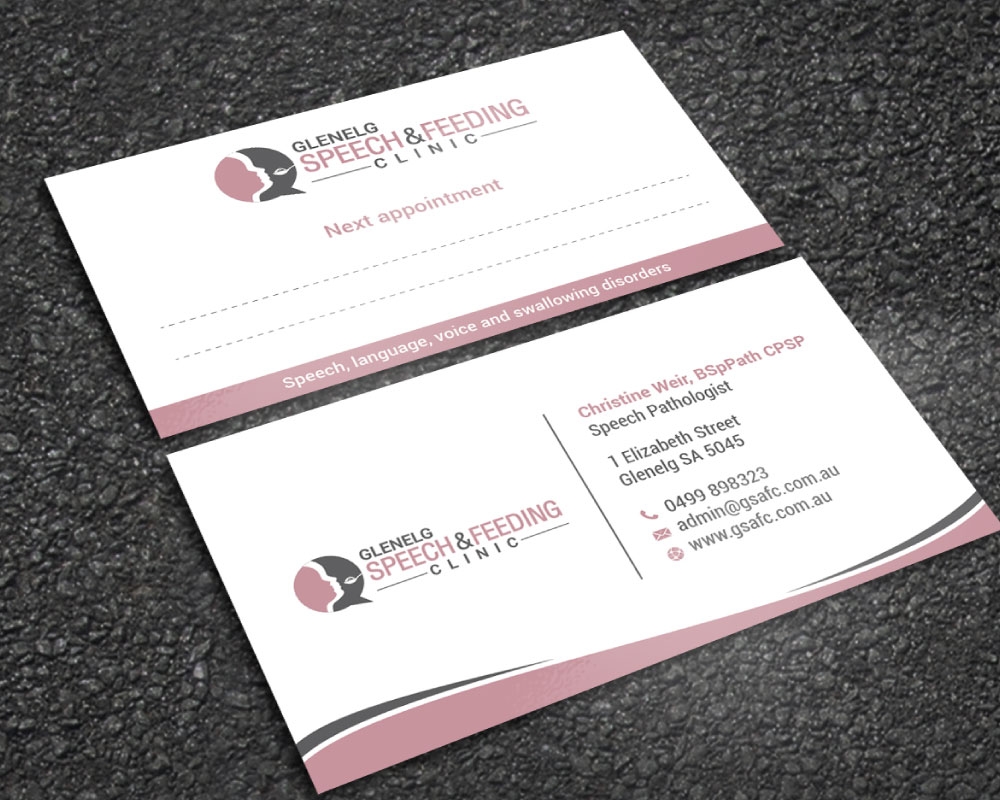 Glenelg Speech & Feeding Clinic logo design by Boomstudioz