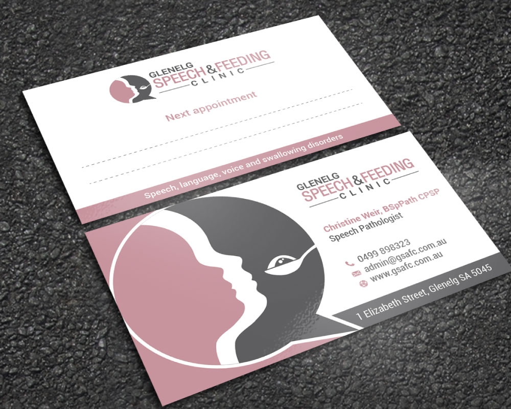 Glenelg Speech & Feeding Clinic logo design by Boomstudioz
