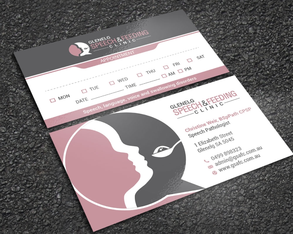 Glenelg Speech & Feeding Clinic logo design by Boomstudioz