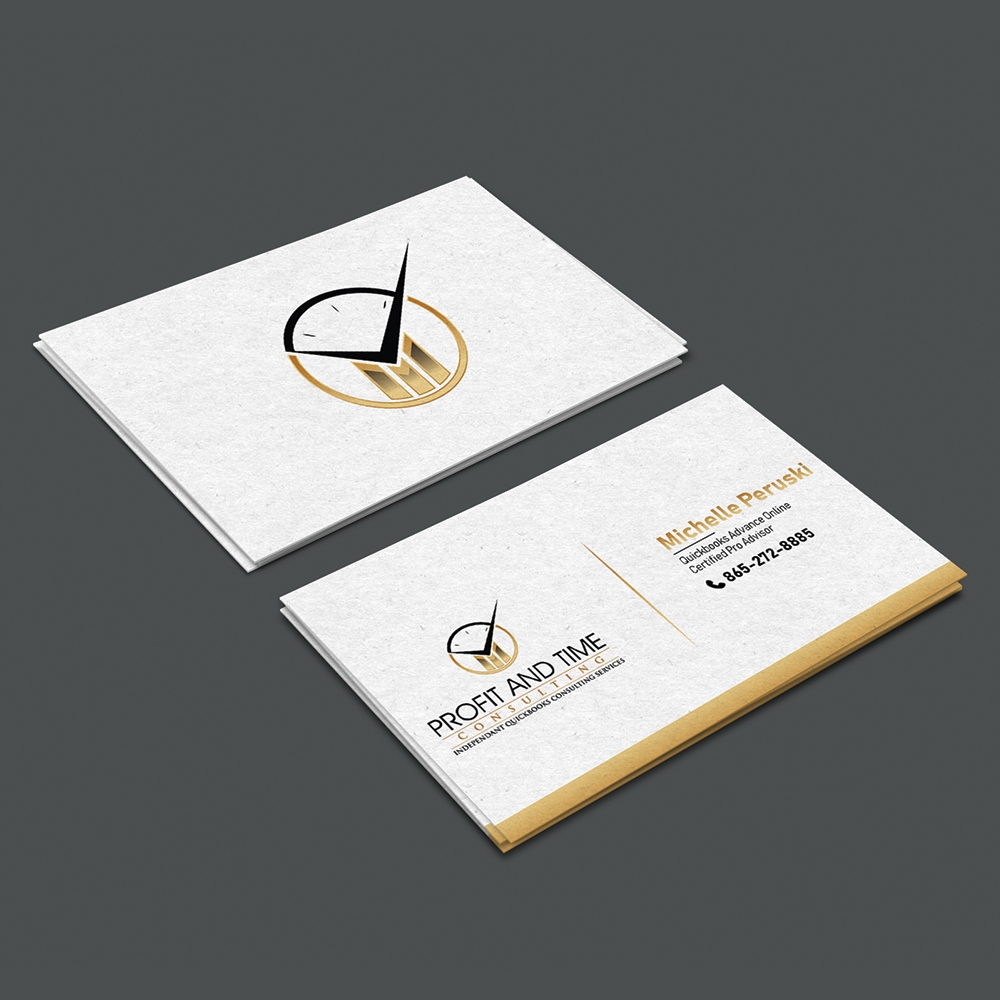 Profit and Time Consulting - Independent Accounting Software Consultant logo design by kakikukeju