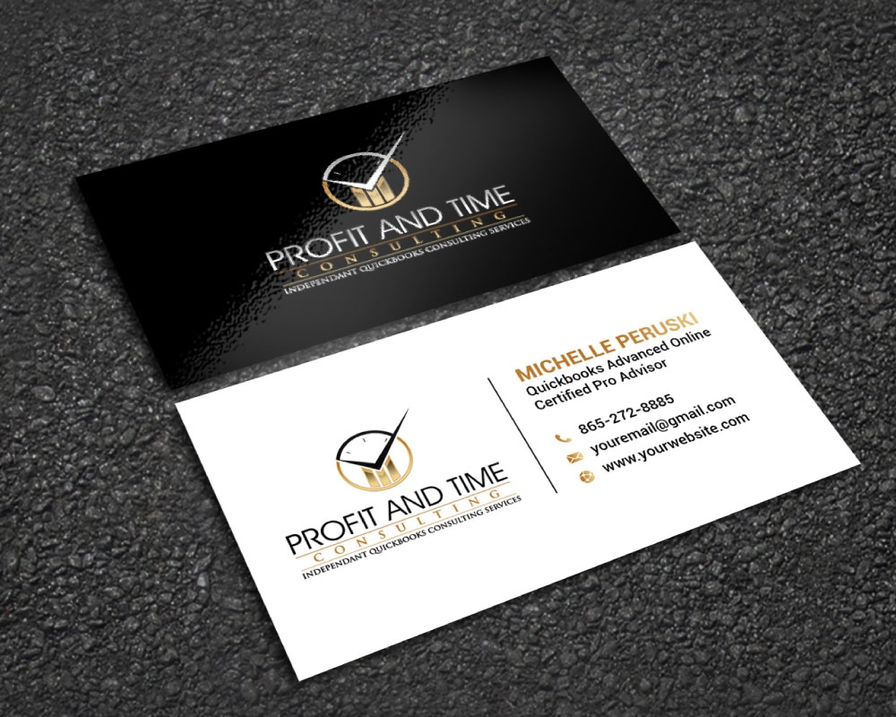 Profit and Time Consulting - Independent Accounting Software Consultant logo design by Boomstudioz
