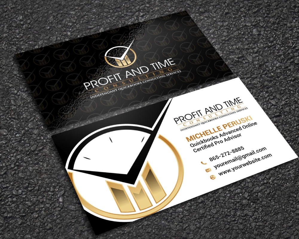 Profit and Time Consulting - Independent Accounting Software Consultant logo design by Boomstudioz