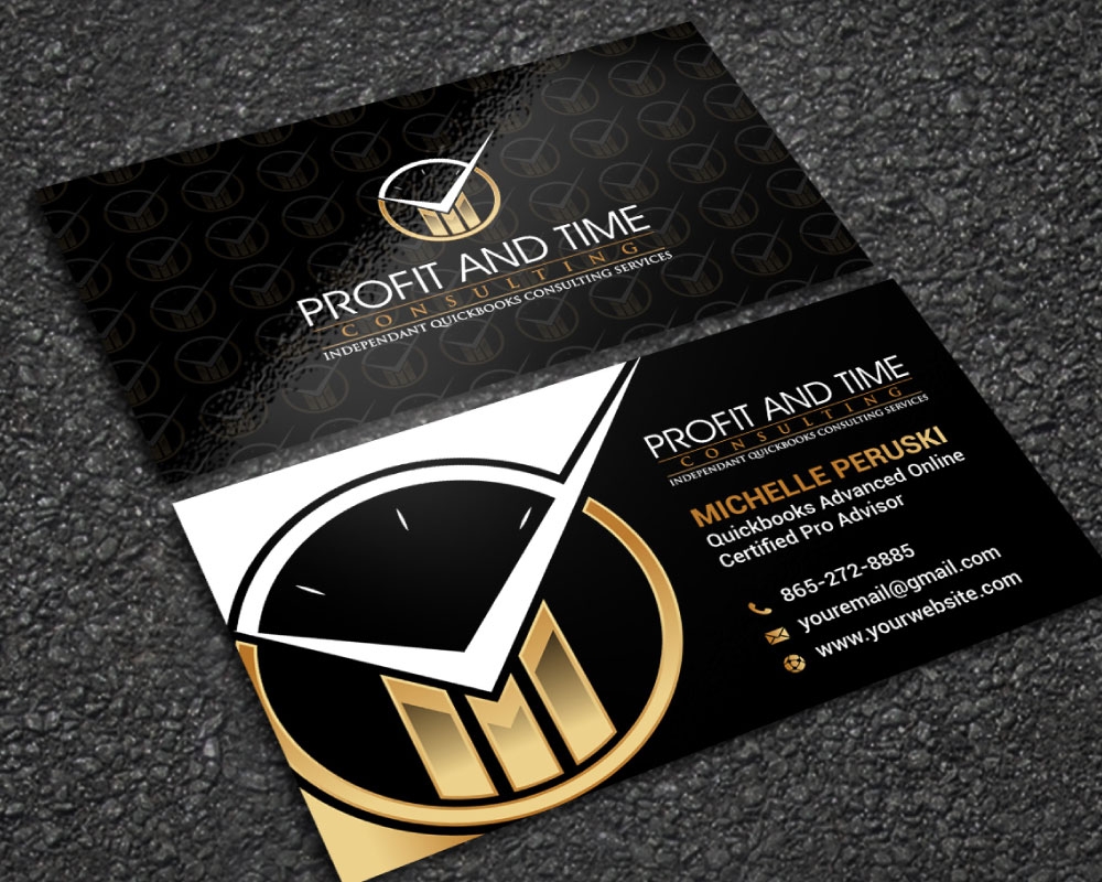 Profit and Time Consulting - Independent Accounting Software Consultant logo design by Boomstudioz