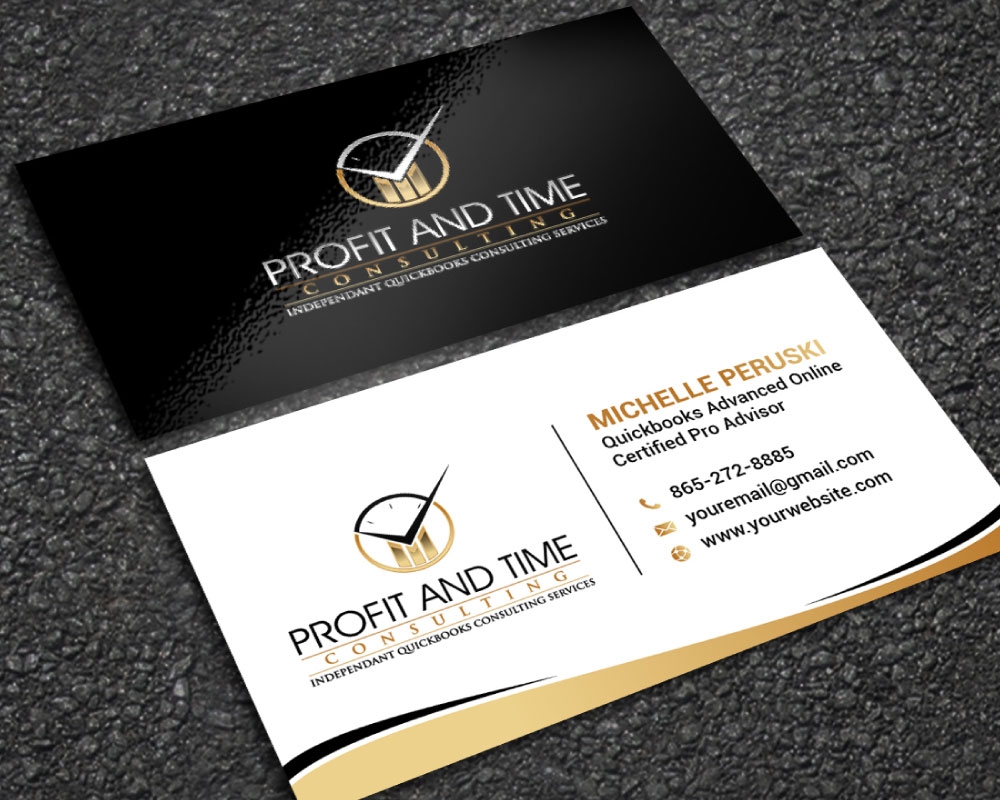 Profit and Time Consulting - Independent Accounting Software Consultant logo design by Boomstudioz