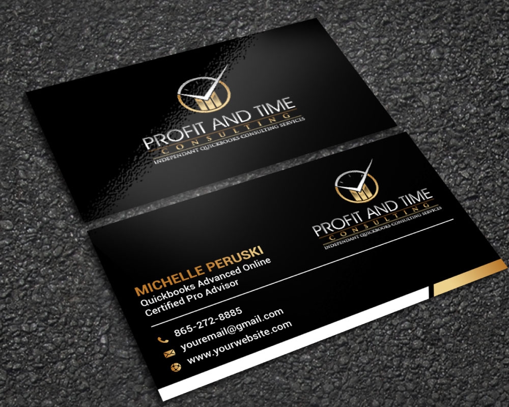 Profit and Time Consulting - Independent Accounting Software Consultant logo design by Boomstudioz