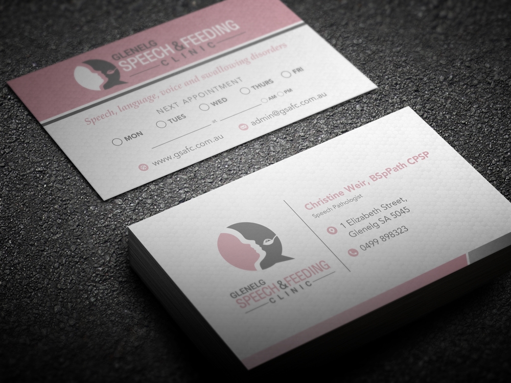Glenelg Speech & Feeding Clinic logo design by KHAI