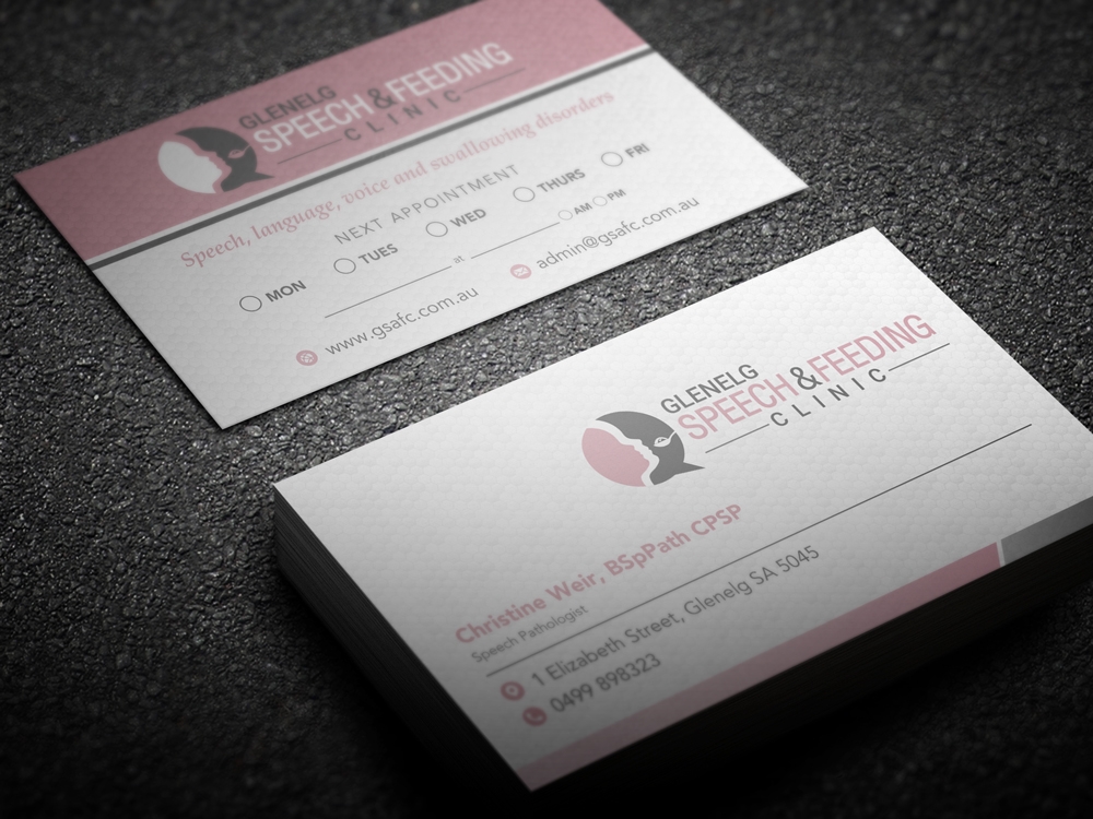 Glenelg Speech & Feeding Clinic logo design by KHAI