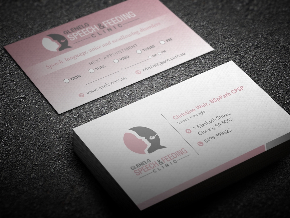 Glenelg Speech & Feeding Clinic logo design by KHAI
