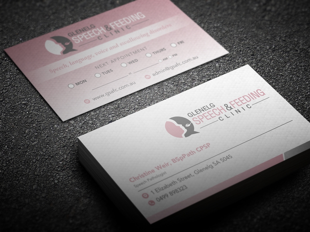 Glenelg Speech & Feeding Clinic logo design by KHAI