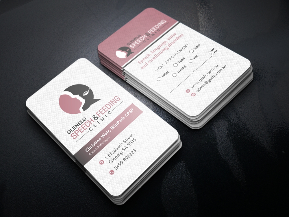 Glenelg Speech & Feeding Clinic logo design by KHAI