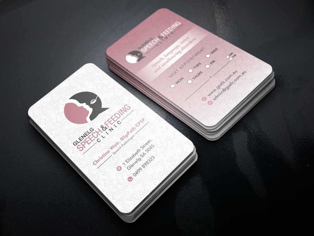 Glenelg Speech & Feeding Clinic logo design by KHAI