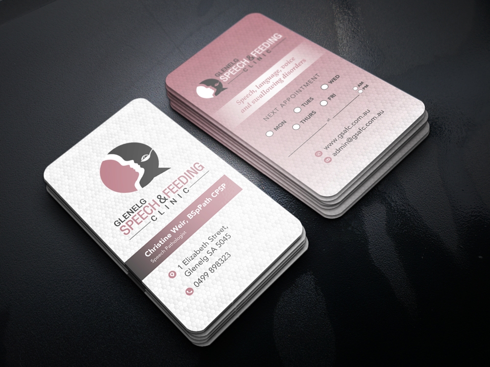 Glenelg Speech & Feeding Clinic logo design by KHAI