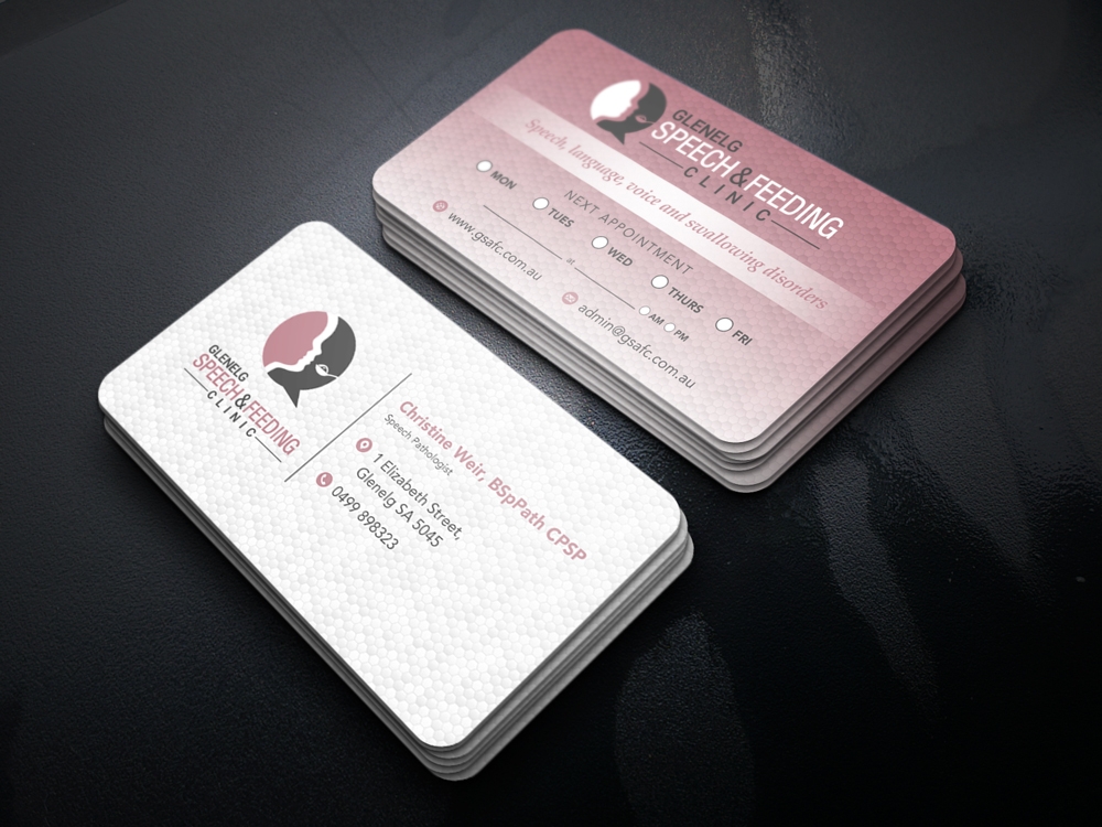 Glenelg Speech & Feeding Clinic logo design by KHAI