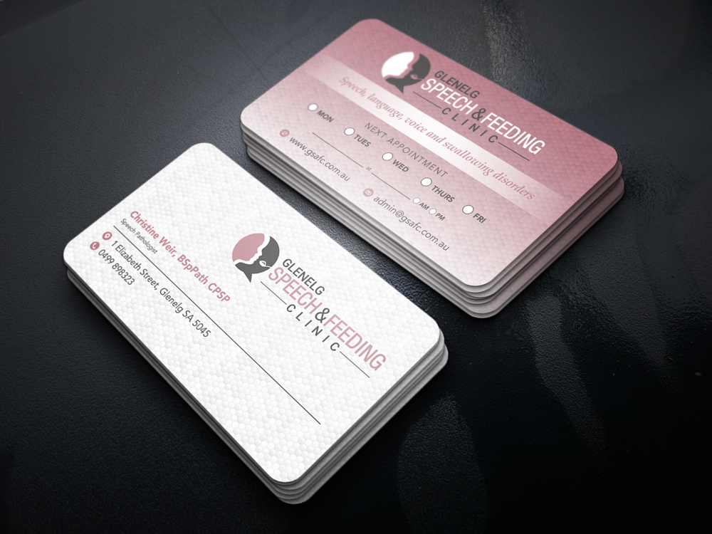 Glenelg Speech & Feeding Clinic logo design by KHAI