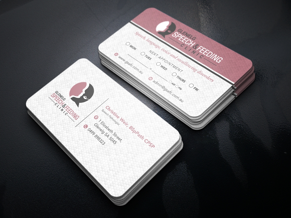 Glenelg Speech & Feeding Clinic logo design by KHAI