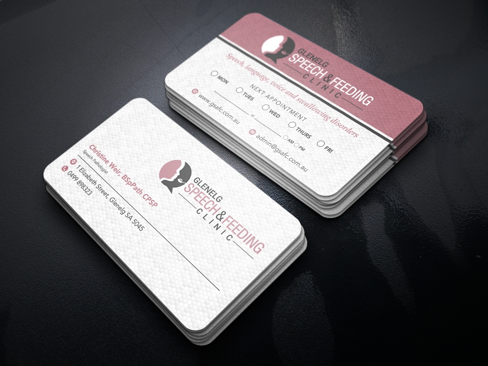 Glenelg Speech & Feeding Clinic logo design by KHAI