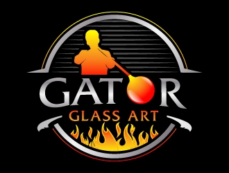 Gator Glass Art logo design by jaize