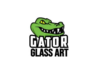Gator Glass Art logo design by rosy313