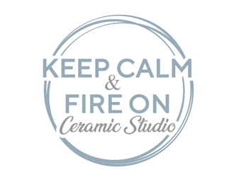 Keep Calm & Fire On Ceramic Studio logo design by Roma