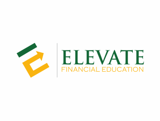 Elevate Financial Education  logo design by up2date