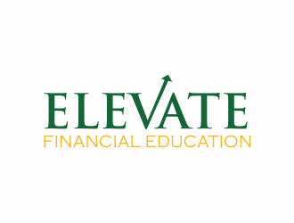 Elevate Financial Education  logo design by up2date