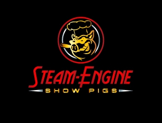 Steam-Engine Show Pigs logo design by Marianne