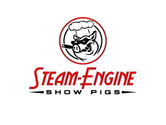 Steam-Engine Show Pigs logo design by Marianne