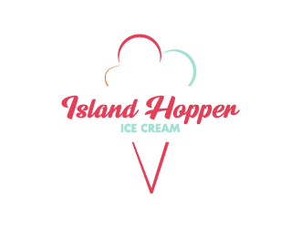 Island Hopper Ice Cream logo design by jafar