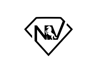 NV  logo design by akhi